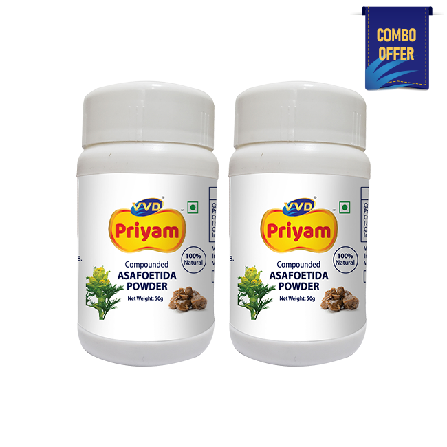 VVD Priyam Compounded Asafoetida - 50 GM (Pack of 2) - VVD & Sons Pvt. Ltd.