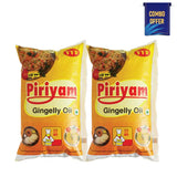 VVD Piriyam Gingelly Oil - 1L Pouch (Pack of 2) - VVD & Sons Pvt. Ltd.