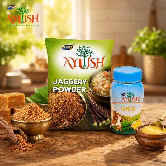 Healthy Combo (VVD Ayush 500ML + VVD Jaggery Powder 500g )