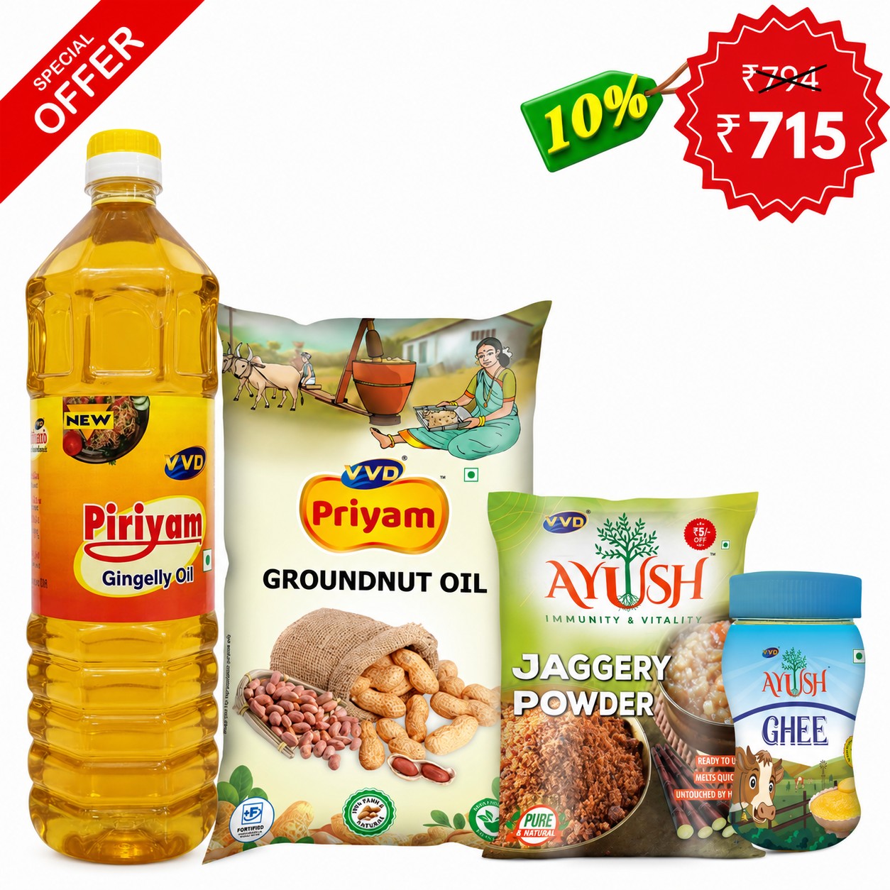 Buy VVD Special Combos | Taste of Home Combo - VVD & Sons Pvt. Ltd.