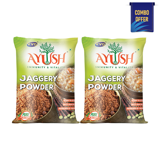 VVD Ayush Jaggery Powder - 500 GM (Pack of 2)
